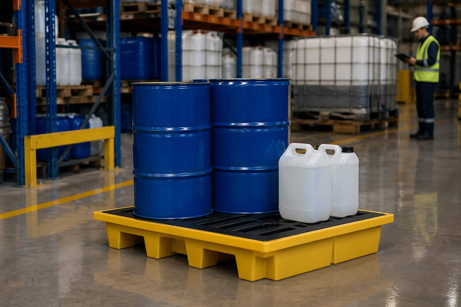 Pallets de contenção: mais segurança no armazenamento
